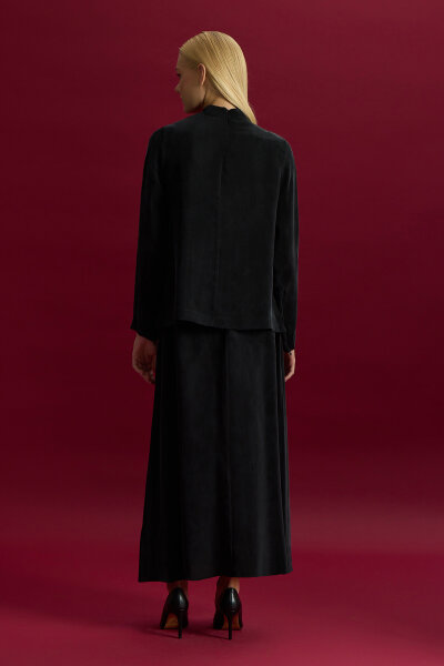 Cupro Tunic with Movable Front - 2