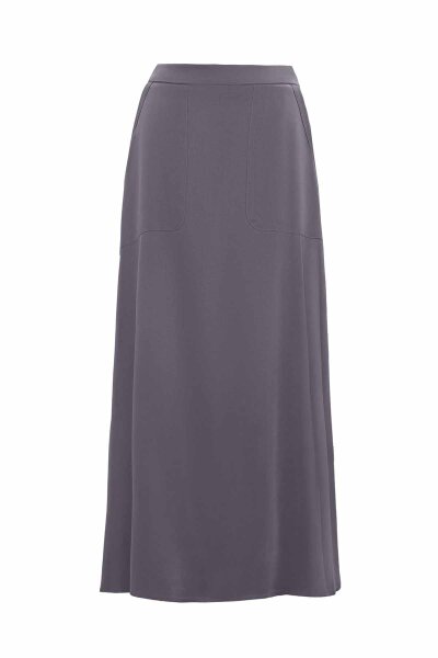 Cupro Skirt with Pockets - 2