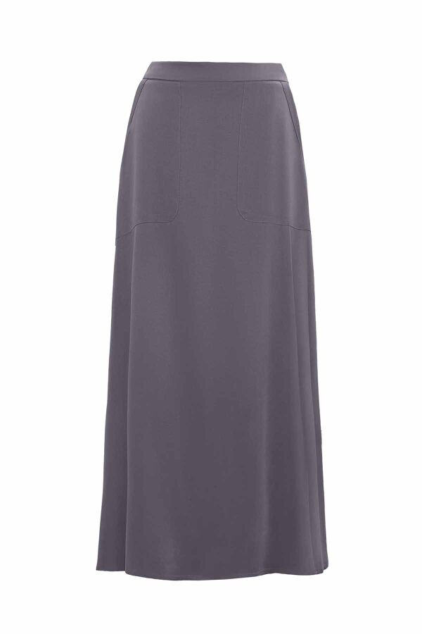Cupro Skirt with Pockets - 2