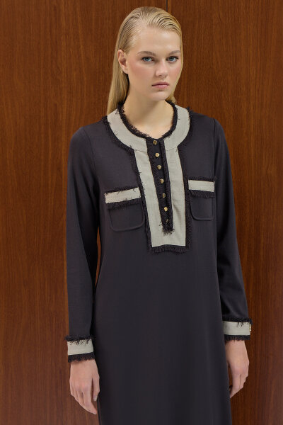 Tassel Detailed Knit Dress - 3