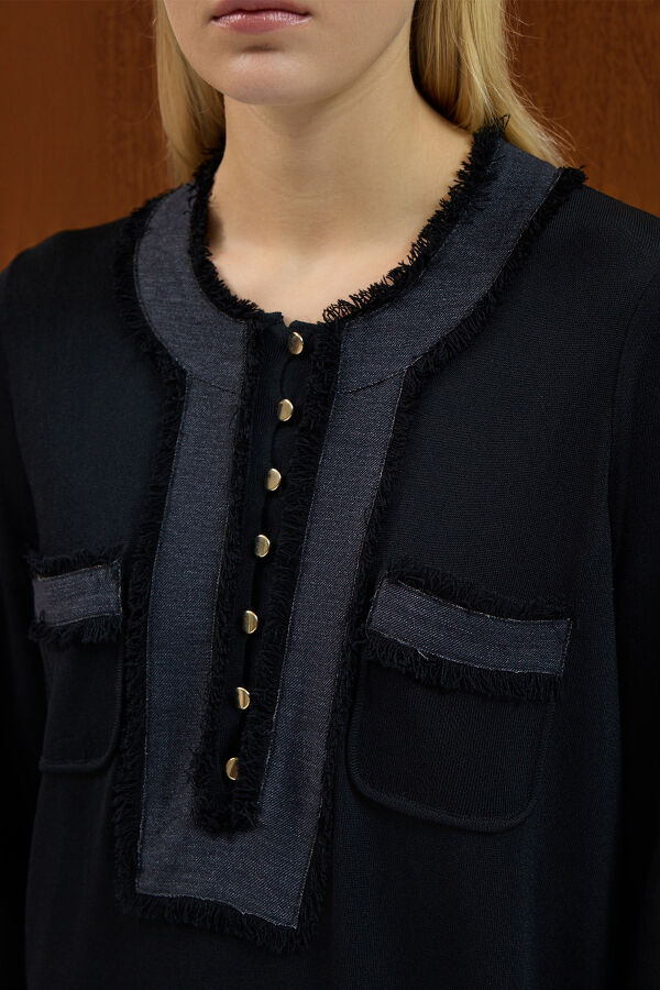 Tassel Detailed Knit Dress - 3