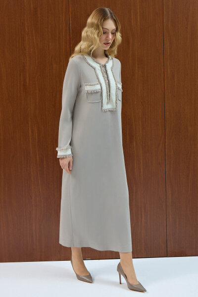 Tassel Detailed Knit Dress - 3