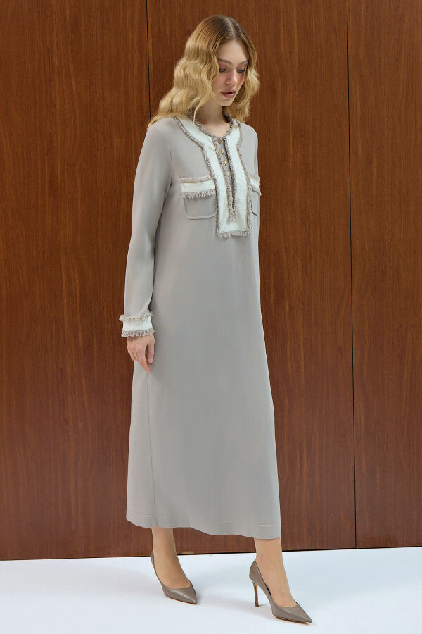 Tassel Detailed Knit Dress - 3