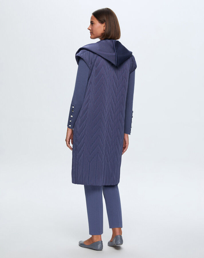 T24K-1001 Quilted Hooded Vest - 10