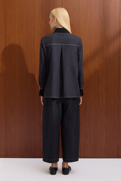 Rahat Kesim Basic Pantolon Siyah - 2