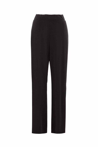 T26K-7002 Rahat Kesim Cupro Pantolon DARK GREY - MISS DALIDA