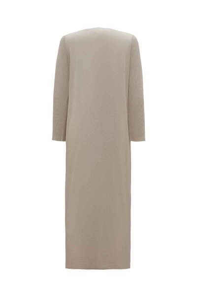 Relaxed Cut Round Neck Dress - 2