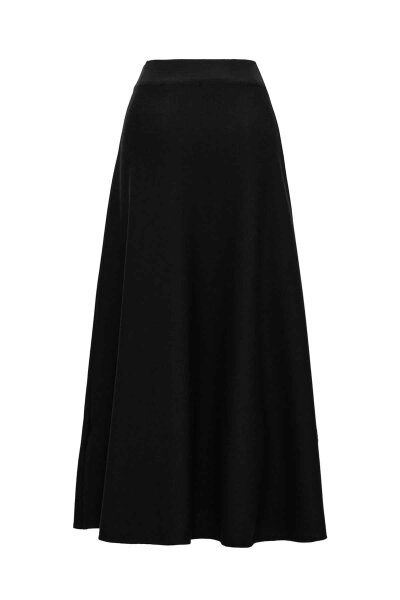Relaxed Cut Knit Skirt - 4
