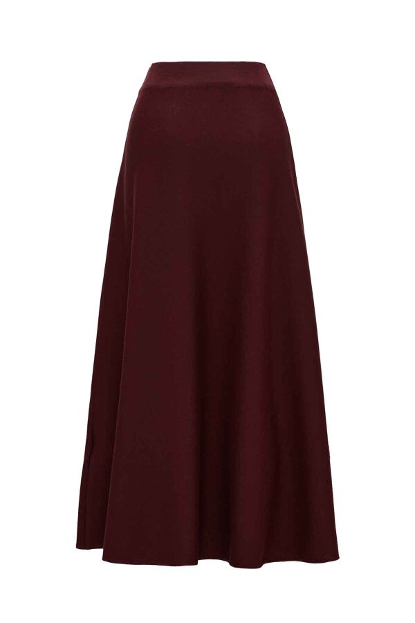 Relaxed Cut Knit Skirt - 1