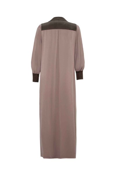 Relaxed Fit Knitted Cupro Vison Dress - 2