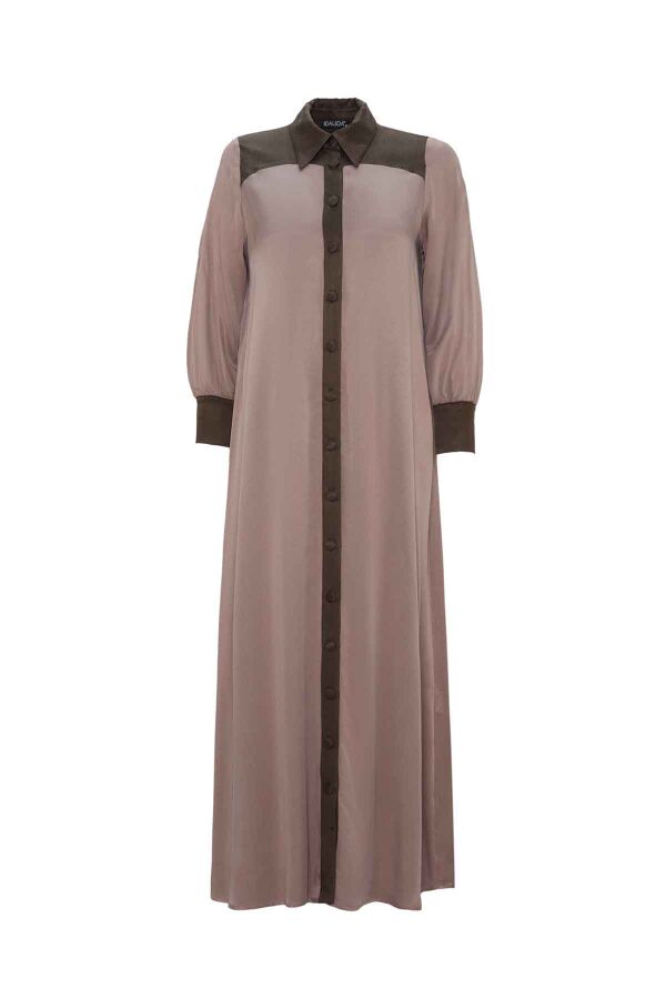 Relaxed Fit Knitted Cupro Vison Dress - 1