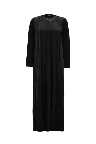Relaxed Cut Round Neck Dress - 1