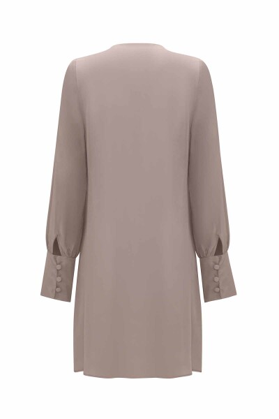 Round Neck Brit Detail Tunic - 3
