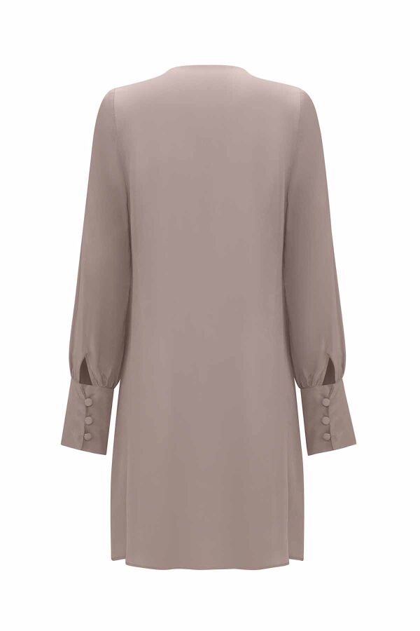 Round Neck Brit Detail Tunic - 3