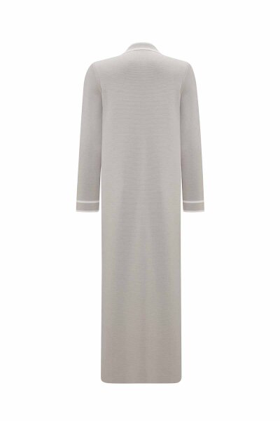 Round Neck Stripe Detailed Knitwear Cardigan - 2