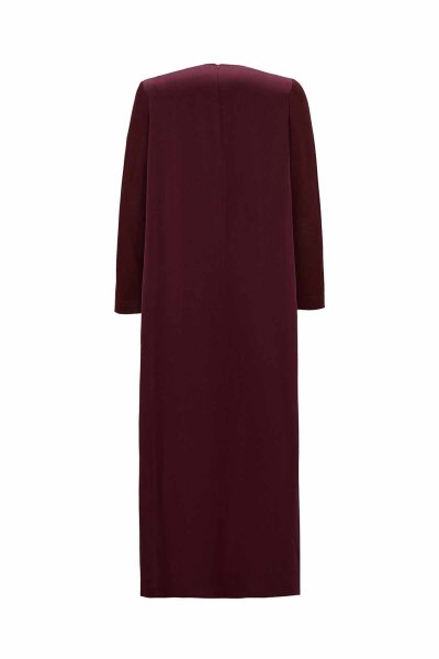 Cupro Dress with Gathered Waist Detail - 2