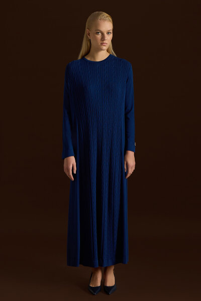 Plain Color Dress with Braided Hair 