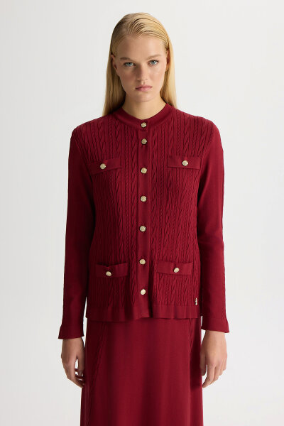 Hair Knit Classic Knitwear Jacket 