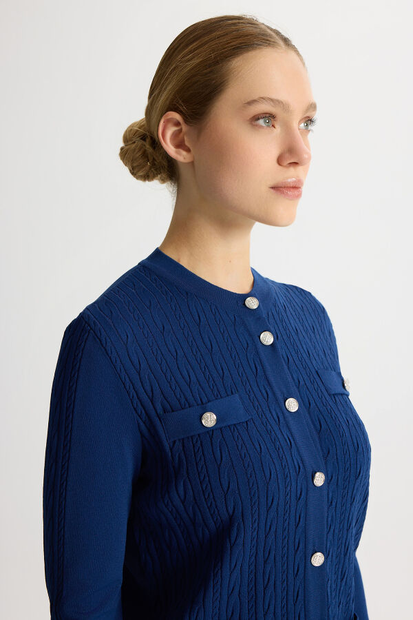 Hair Knit Classic Knitwear Jacket - 2