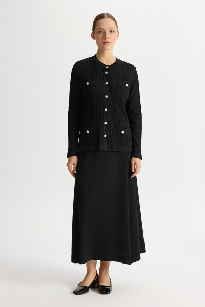 Hair Knit Classic Knitwear Jacket 