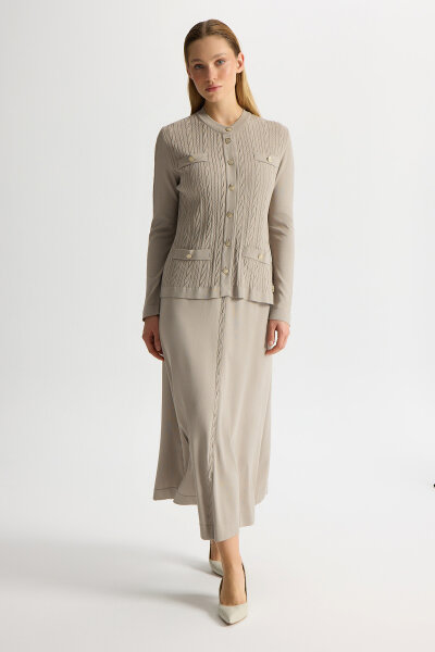 Hair Knit Classic Knitwear Jacket - 4