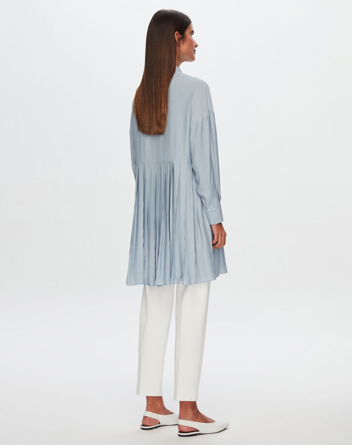 T24Y-3008 Pleat Detailed Shirt - 6