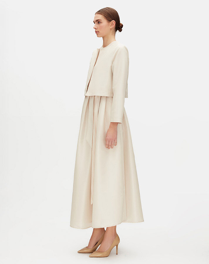 Short Taffeta Jacket - 8