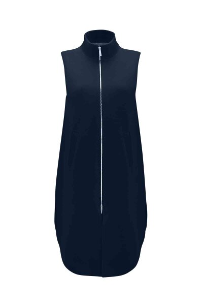 Zippered Sleeveless Inner Lined Vest - MISS DALIDA