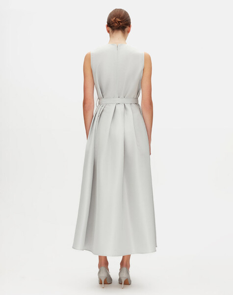 Sleeveless Taffeta Dress - 3