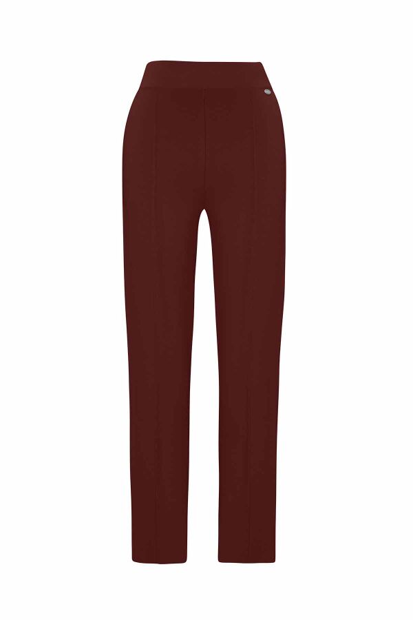 Skinny Leg Knitted Trousers - 1