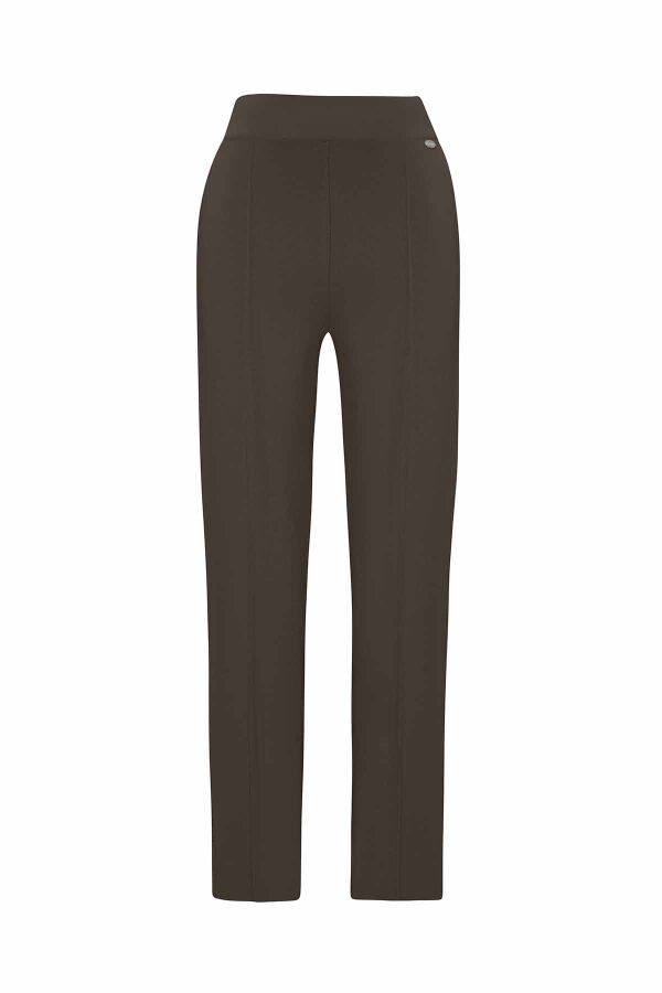 Skinny Leg Knitted Trousers - 1