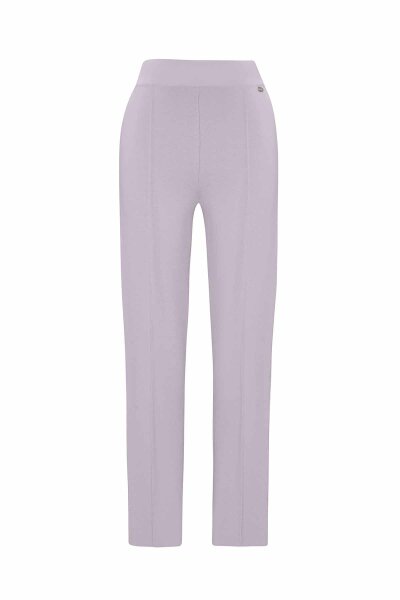 Slim Fit Knitted Lilac Pants 