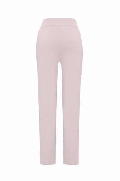 Slim Fit Knitted Pink Pants - 2