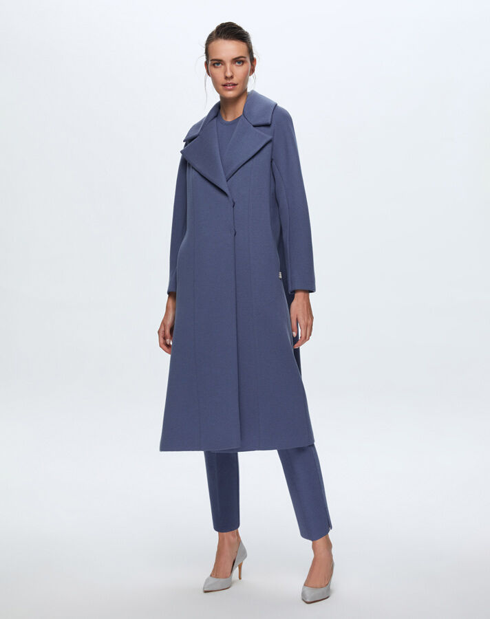 T24K-8003 Solid Color Knitwear Coat - 4