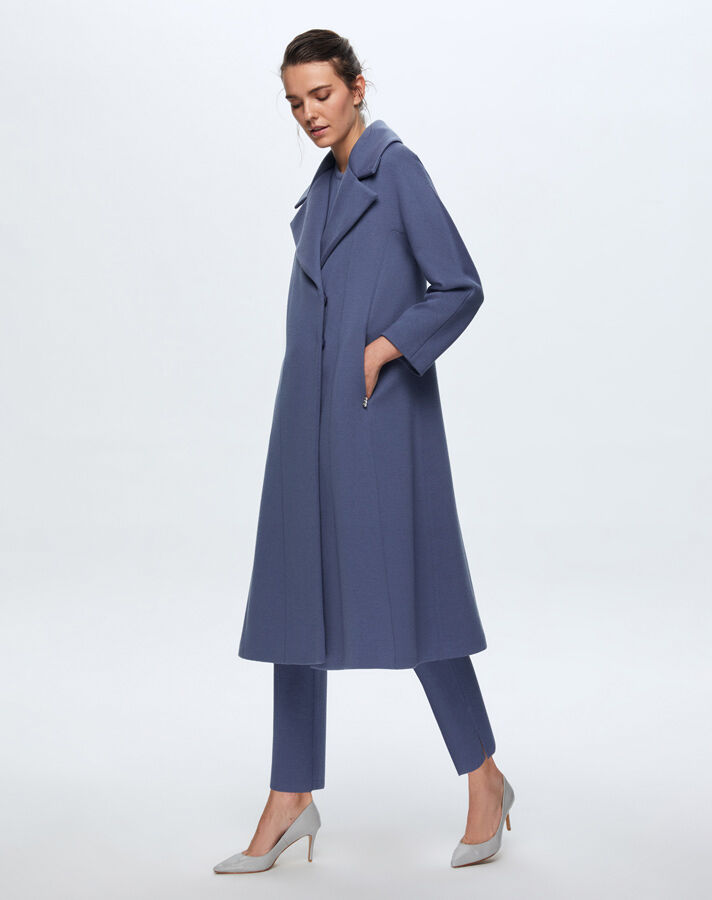 T24K-8003 Solid Color Knitwear Coat - 5