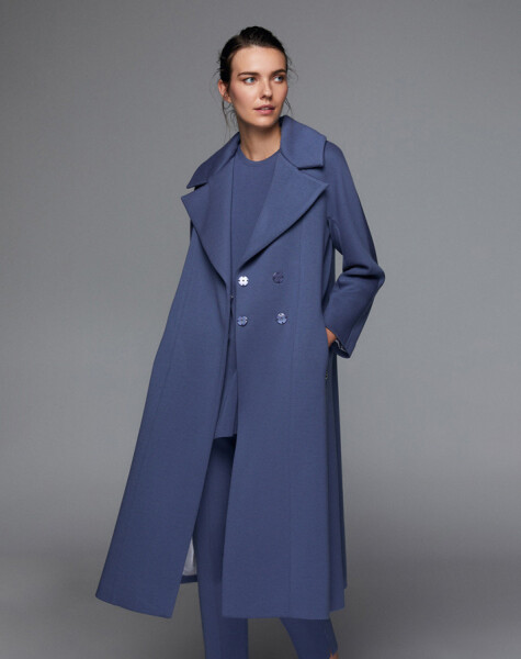 T24K-8003 Solid Color Knitwear Coat - 6