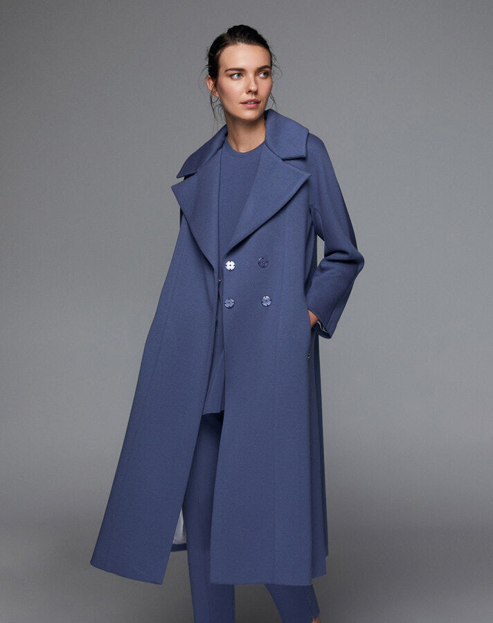 T24K-8003 Solid Color Knitwear Coat - 6