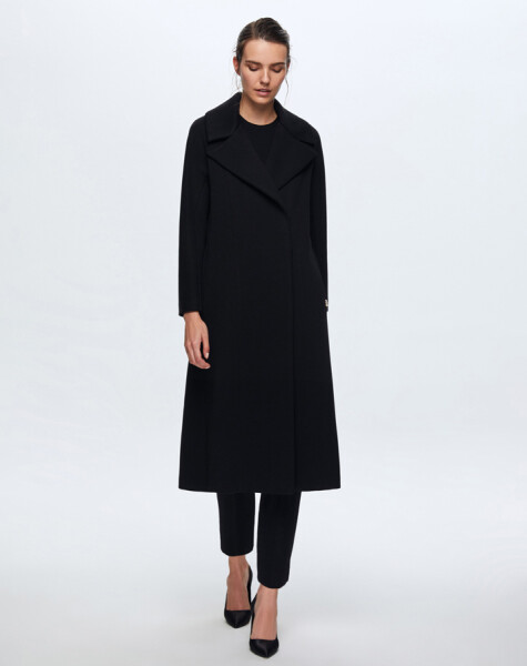 T24K-8003 Solid Color Knitwear Coat - 2