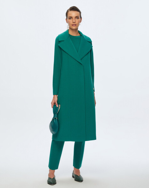 T24K-8003 Solid Color Knitwear Coat - 12