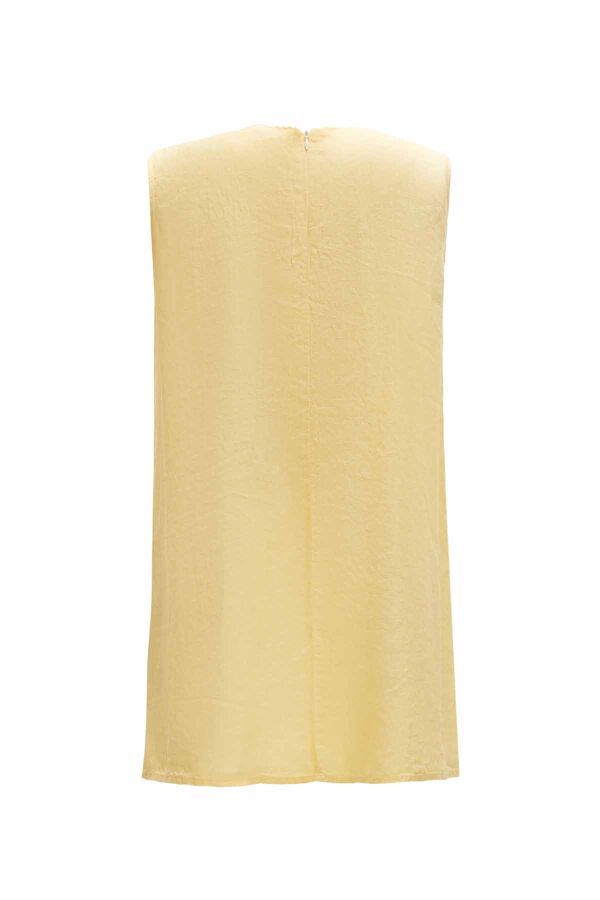 Solid Color Linen Tunic - 6