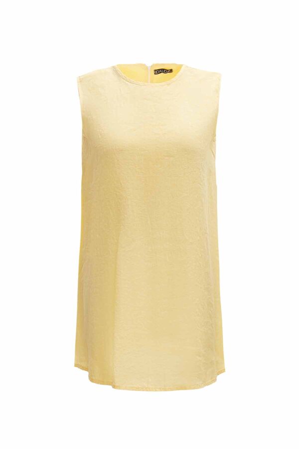 Solid Color Linen Tunic - 5