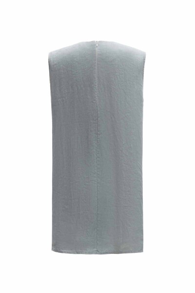 Solid Color Linen Tunic - 11