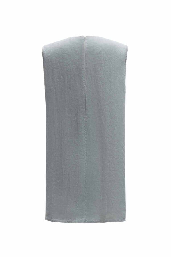 Solid Color Linen Tunic - 11