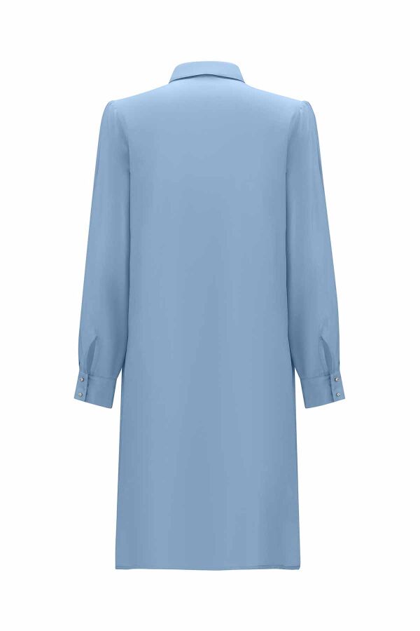 Stone Detailed Cupro Shirt - 8