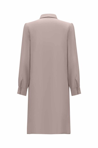 Stone Detailed Cupro Shirt - 12