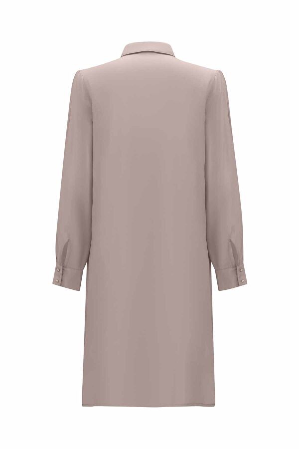 Stone Detailed Cupro Shirt - 12