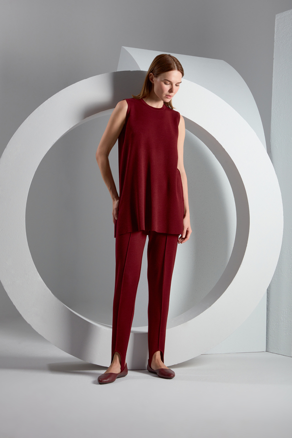 T23K-6000 Basic Kolsuz Triko Tunik - 3