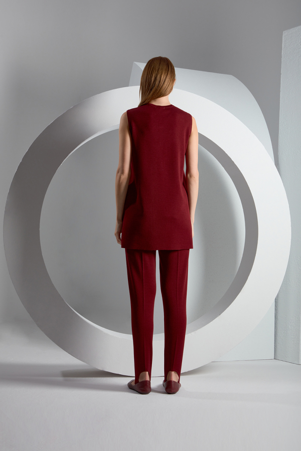 T23K-6000 Basic Kolsuz Triko Tunik - 4