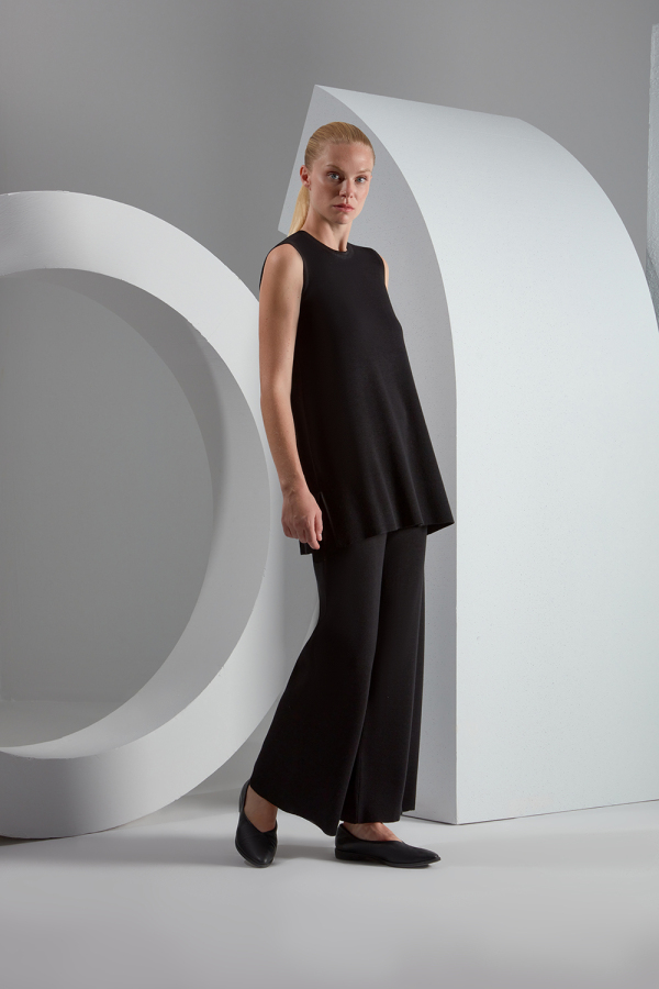 T23K-6000 Basic Kolsuz Triko Tunik - 5
