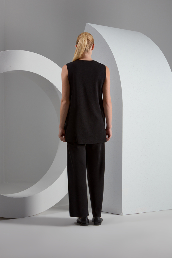 T23K-6000 Basic Kolsuz Triko Tunik - 6